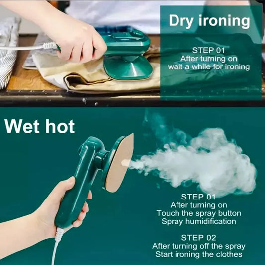 Lightweight Portable Green Spray Iron