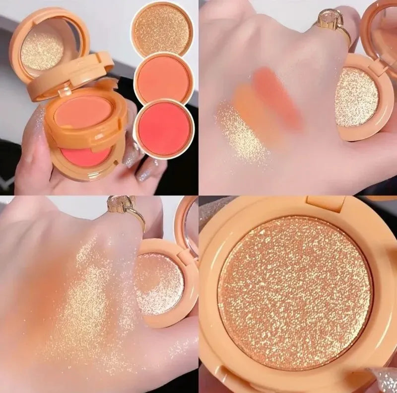 3 In 1 Highlighter & Blusher