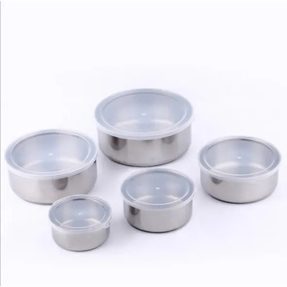 5pc Set Stainless Steel Bowl
