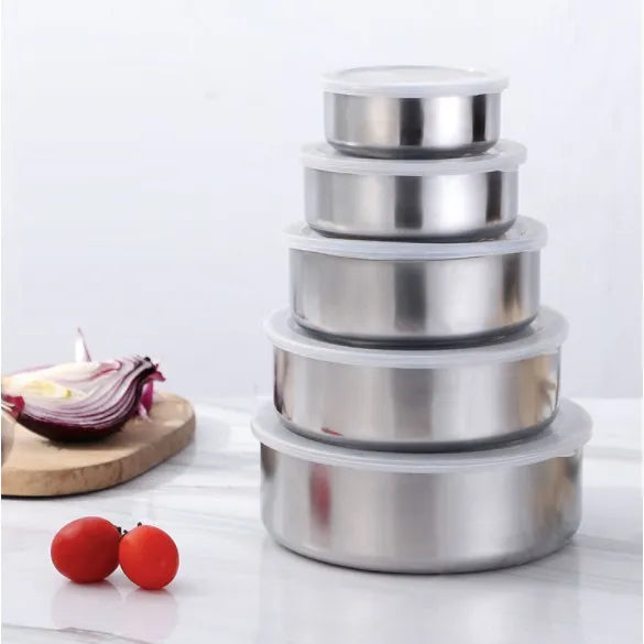 5pc Set Stainless Steel Bowl